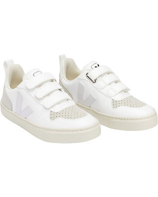 Veja V-10 Velcro CWL Sneakers - White Natural - The Vegan Sneakers! Shoes