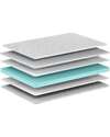 Vipack Basic Cool Mattress - 90 x 200 x 10 cm - Suitable for all bed drawers Mattresses