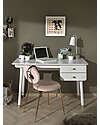 Vipack Billy Desk - White - with 2 Drawers - 125 x 60 x 75,2 cm - Solid Pine Wood and MDF Desks
