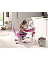 Vipack Comfortline Desk + Chair - Pink - Plastic and Metal Desks