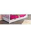 Vipack Dallas Bed Drawer - White - 198,5 x 94 x 19 cm - Solid Pine Single Bed
