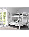 Vipack Family Bunk Bed in Wood - Lacquered White - 90/140 x 200 cm Bunk Beds
