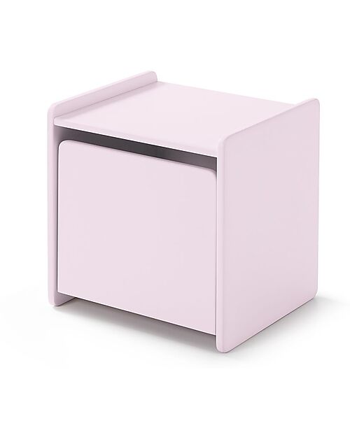 Vipack Kiddy Nightstand - Pink - 40 x 36 x 41 cm - MDF Bedside Tables