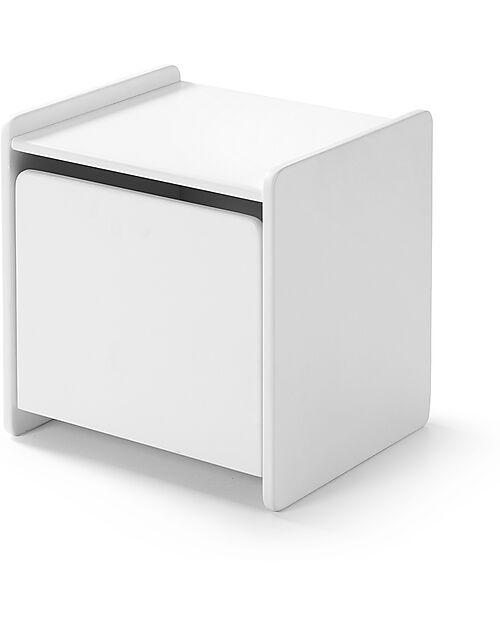 Vipack Kiddy Nightstand - White - 40 x 36 x 41 cm - MDF Bedside Tables