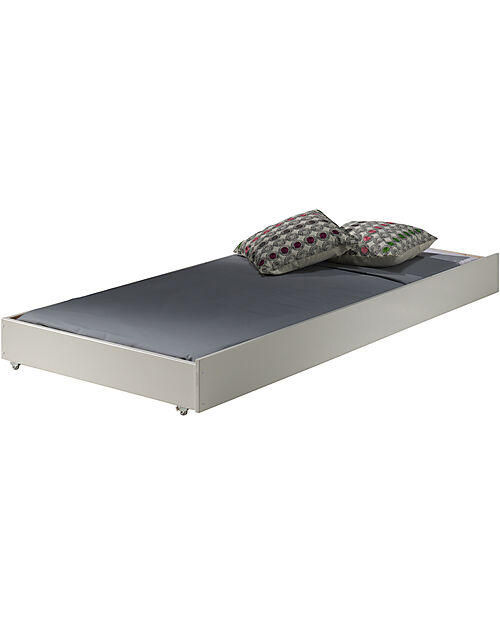 Vipack Pino Underbed - White - 90 x 195 cm - Solid Wood - with Slats Included Single Bed