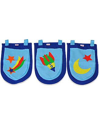 Vipack Set of 3 Storage Bags - Astro - to Hang on the Bed Bunk Beds