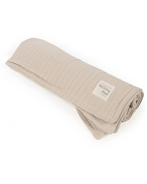 Walking Mum Eco Mum Blanket/Muslin - Apricot - Recycled Materials Muslin Swaddle