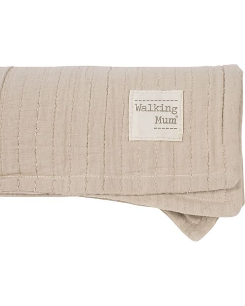 Walking Mum Eco Mum Blanket/Muslin - Apricot - Recycled Materials Muslin Swaddle