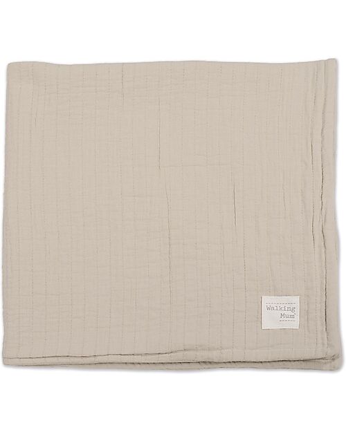 Walking Mum Eco Mum Blanket/Muslin - Apricot - Recycled Materials Muslin Swaddle