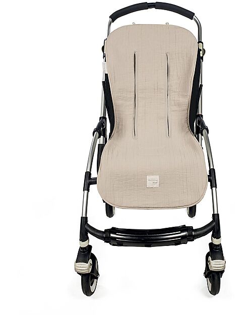 Walking Mum Eco Mum  Seat Linear - Apricot - 100% Recycled Cotton Mattresses and Baby-nest