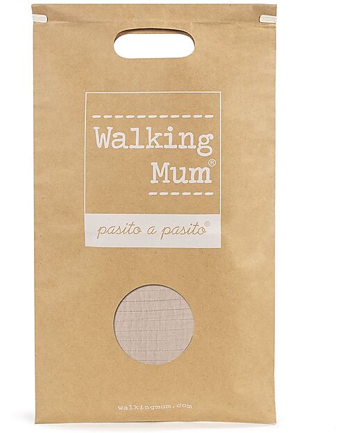 Walking Mum Eco Mum  Seat Linear - Apricot - 100% Recycled Cotton Mattresses and Baby-nest
