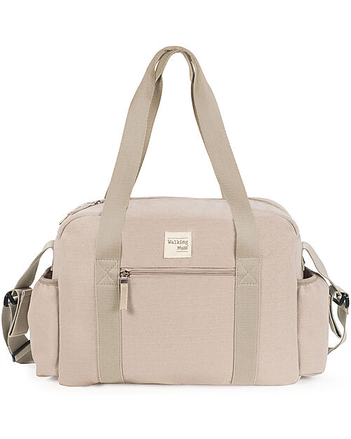 Walking Mum Eco Mum Stroller Bag with Changing Mat Apricot