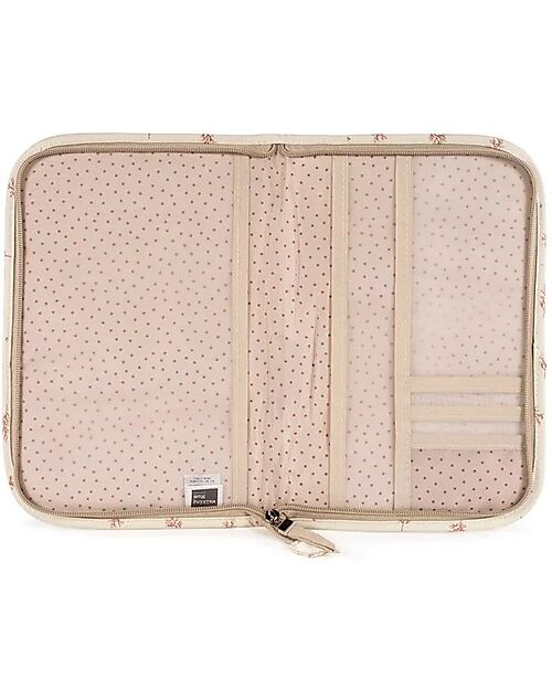 Walking Mum Mimosa Birth Book Cover - Pink - 100% Organic Cotton Travel Bags