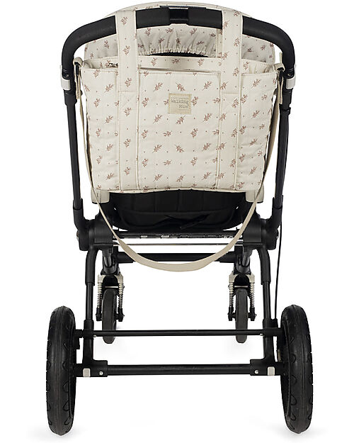 Walking Mum Mimosa Crossbody Bag - Pink - 100% Organic Cotton Diaper Changing Bags