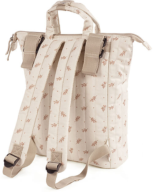 Walking Mum Mimosa Rucksack - Pink - 100% Organic Cotton Changing Backpack