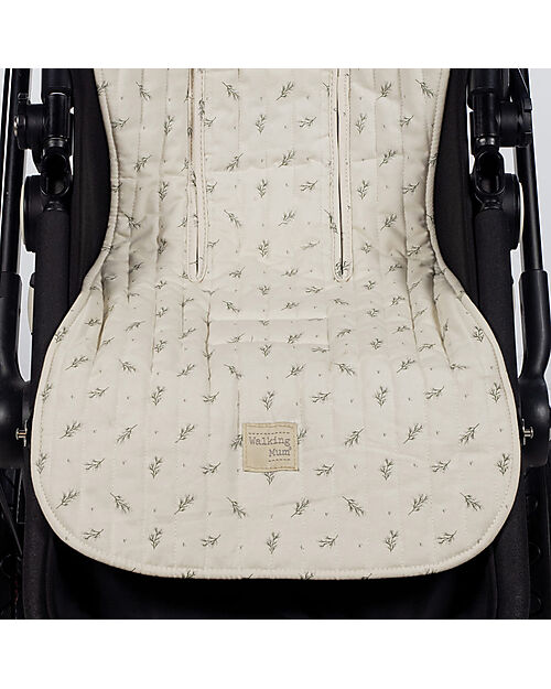 Walking Mum Mimosa Seat Liner - Green - 100% Organic Cotton Mattresses and Baby-nest