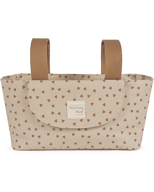 Walking Mum Stroller Organizer Bag - Poppy - Cinnamon Hearts Organize and Bags