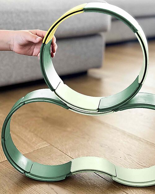 Waytoplay Arches - Creative Set - 36 Pieces - Recycled Plastic - for Open-Ended Games - 3+ anni Wooden Toy Cars, Trains & Trucks