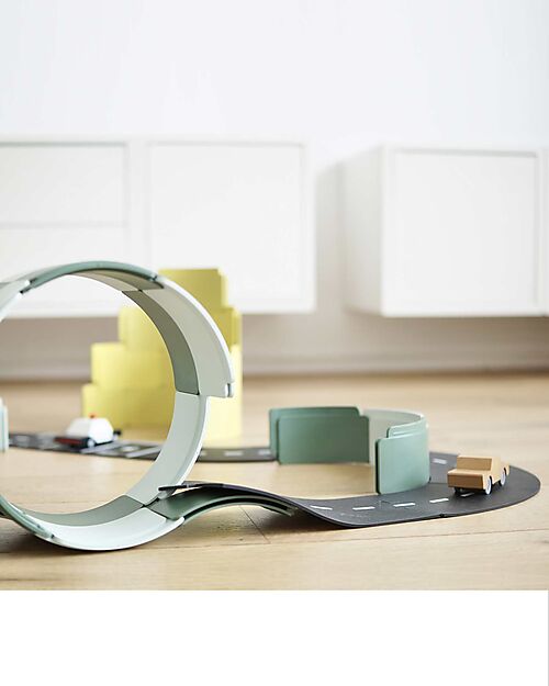 Waytoplay Arches - Creative Set - 36 Pieces - Recycled Plastic - for Open-Ended Games - 3+ anni Wooden Toy Cars, Trains & Trucks