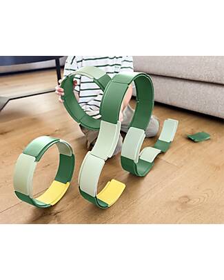 Waytoplay Arches - Creative Set - 36 Pieces - Recycled Plastic - for Open-Ended Games Wooden Toy Cars, Trains & Trucks