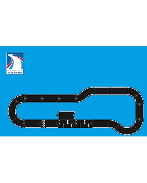 Waytoplay Flexible Track for Toy Cars - Circuit Paul Ricard - 24 Pieces Wooden Toy Cars, Trains & Trucks
