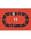 Waytoplay Waytoplay Flexible Cars Track, 12 pieces - Suitable for all surfaces! Wooden Toy Cars, Trains & Trucks