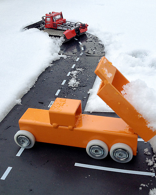 Waytoplay Waytoplay Flexible Cars Track, 12 pieces - Suitable for all surfaces! Wooden Toy Cars, Trains & Trucks