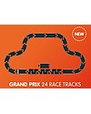Waytoplay Waytoplay Flexible Cars Track,  Grand Prix, 24 pieces - Suitable for all surfaces! Wooden Toy Cars, Trains & Trucks