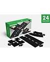 Waytoplay Waytoplay Flexible Cars Track, Highway, 24 pieces - Suitable for all surfaces! Wooden Toy Cars, Trains & Trucks