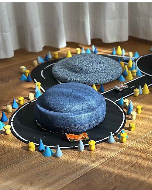 Waytoplay Waytoplay Flexible Cars Track, King of the Road, 40 pieces - Suitable for all surfaces! Wooden Toy Cars, Trains & Trucks