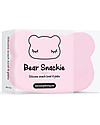 We Might Be Tiny Bear Snackie 2 in 1 Lunch Box and Plate, Powder Pink - BPA free! Thermal Containers