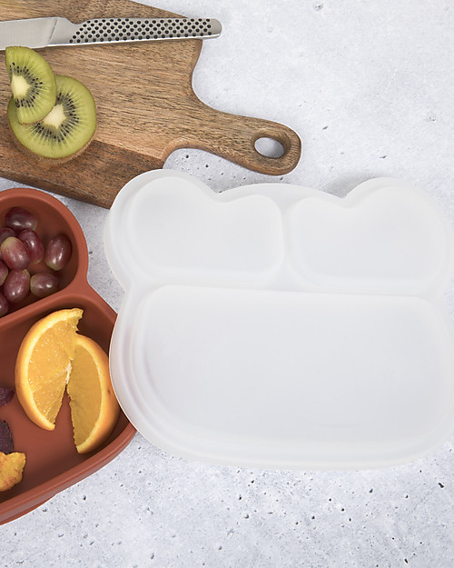 We Might Be Tiny Bear Stickie Plate Lid Bowls & Plates