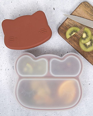 We Might Be Tiny Bear Stickie Plate Lid Bowls & Plates