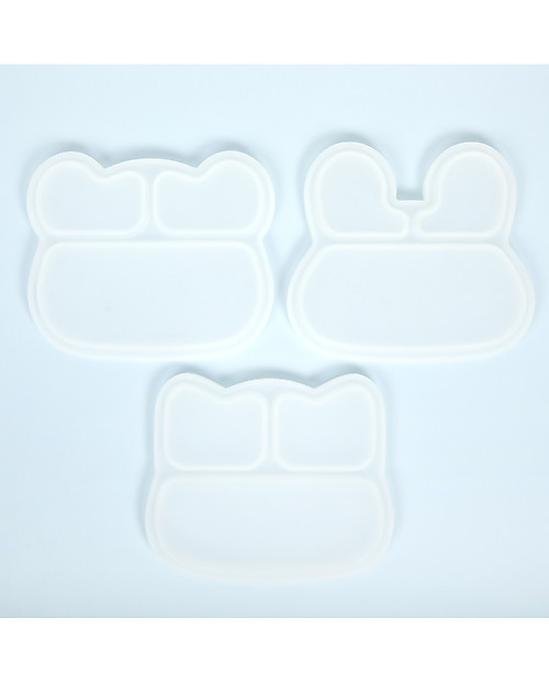 We Might Be Tiny Bear Stickie Plate Lid Bowls & Plates