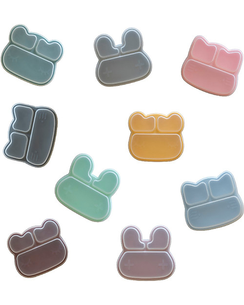 We Might Be Tiny Bear Stickie Plate Lid Bowls & Plates