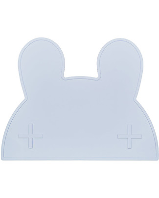 We Might Be Tiny Bunny Placie Non-slip Placemat, Powder Blue - BPA free! Meal Sets