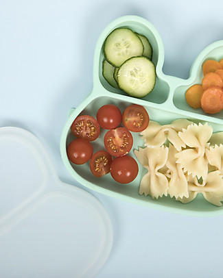 We Might Be Tiny Bunny Stickie Plate Lid Bowls & Plates