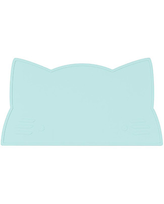 We Might Be Tiny Cat Placie Non-slip Placemat, Mint - BPA free! Meal Sets