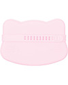 We Might Be Tiny Cat Snackie 2 in 1 Lunch Box and Plate, Pink - BPA free! Thermal Containers
