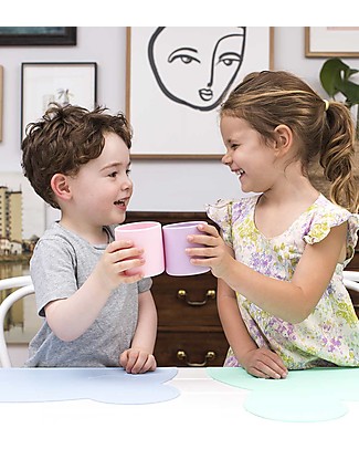 We Might Be Tiny Ergonomic Grip Cup 220 ml, Pink - BPA free! Cups & Beakers