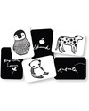 Wee Gallery Art Cards - Black and White Collection (black and white so newborns can see them) Newborn Toys_