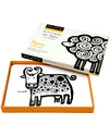 Wee Gallery Art Cards - Farm Animals (black and white so newborns can see them) Newborn Toys_