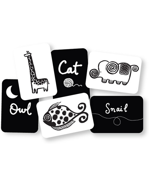 Wee Gallery Art Cards - Original Collection (black and white so newborns can see them) Newborn Toys_