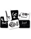 Wee Gallery Art Cards - Original Collection (black and white so newborns can see them) Newborn Toys_