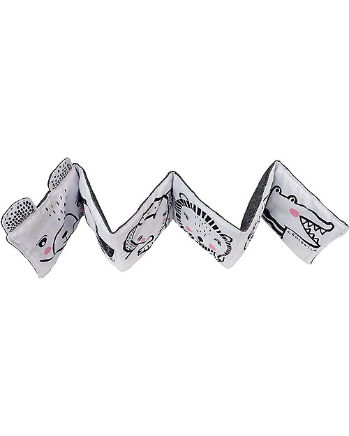 Wee Gallery Baby’s First Book, Friendly Faces in the Wild - Soft fabric book for young children Books