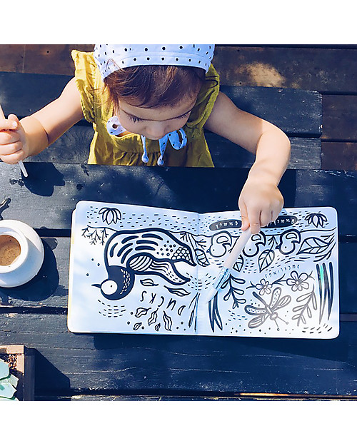 Wee Gallery Bath Book, Colour Me Pond - Comes to life when immerse in water! Books