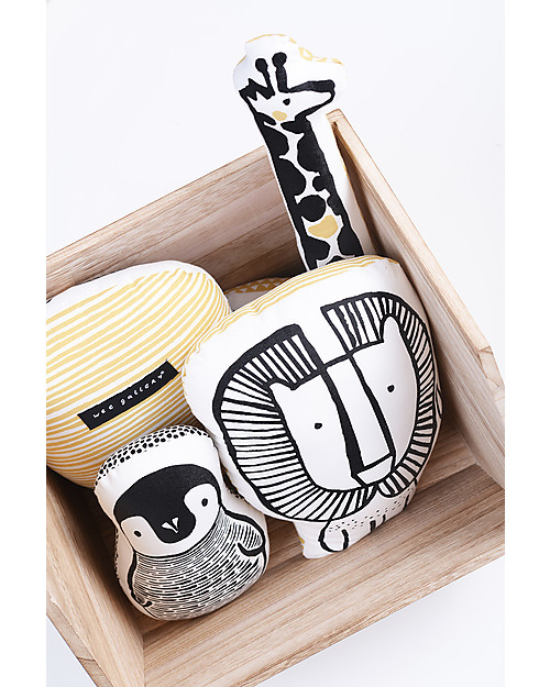 Wee Gallery Nursery Friends, Lion - 28 cm, organic cotton Cushions