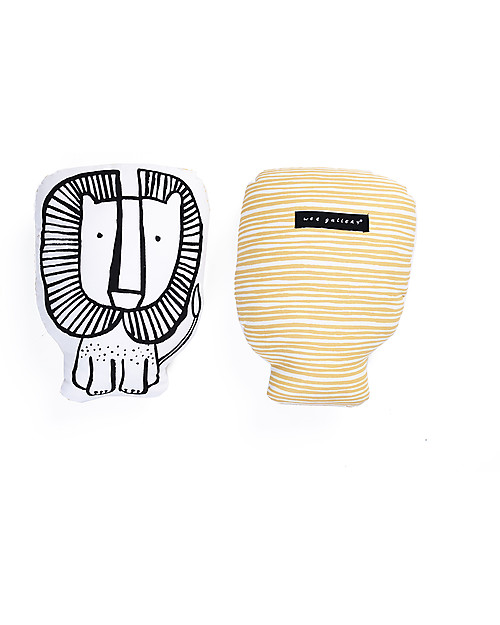 Wee Gallery Nursery Friends, Lion - 28 cm, organic cotton Cushions