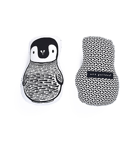 Wee Gallery Nursery Friends, Penguin - 20 cm - Organic Cotton Cushions