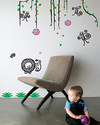 Wee Gallery Wall Graphics - Jungle - Transferable and Safe Wall Stickers